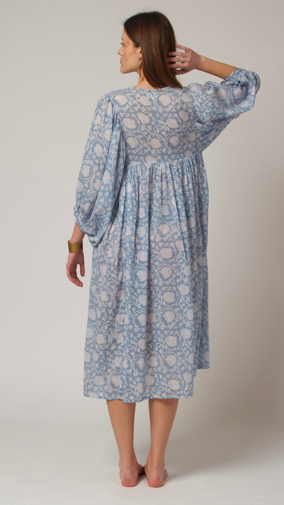 MIDI DRESS AVA Baby Blue
