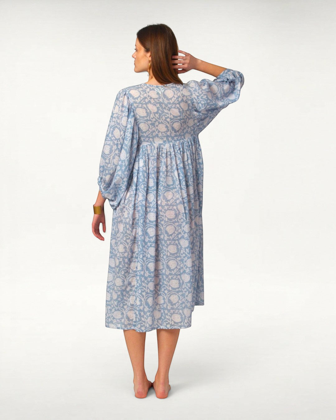 MIDI DRESS AVA Baby Blue