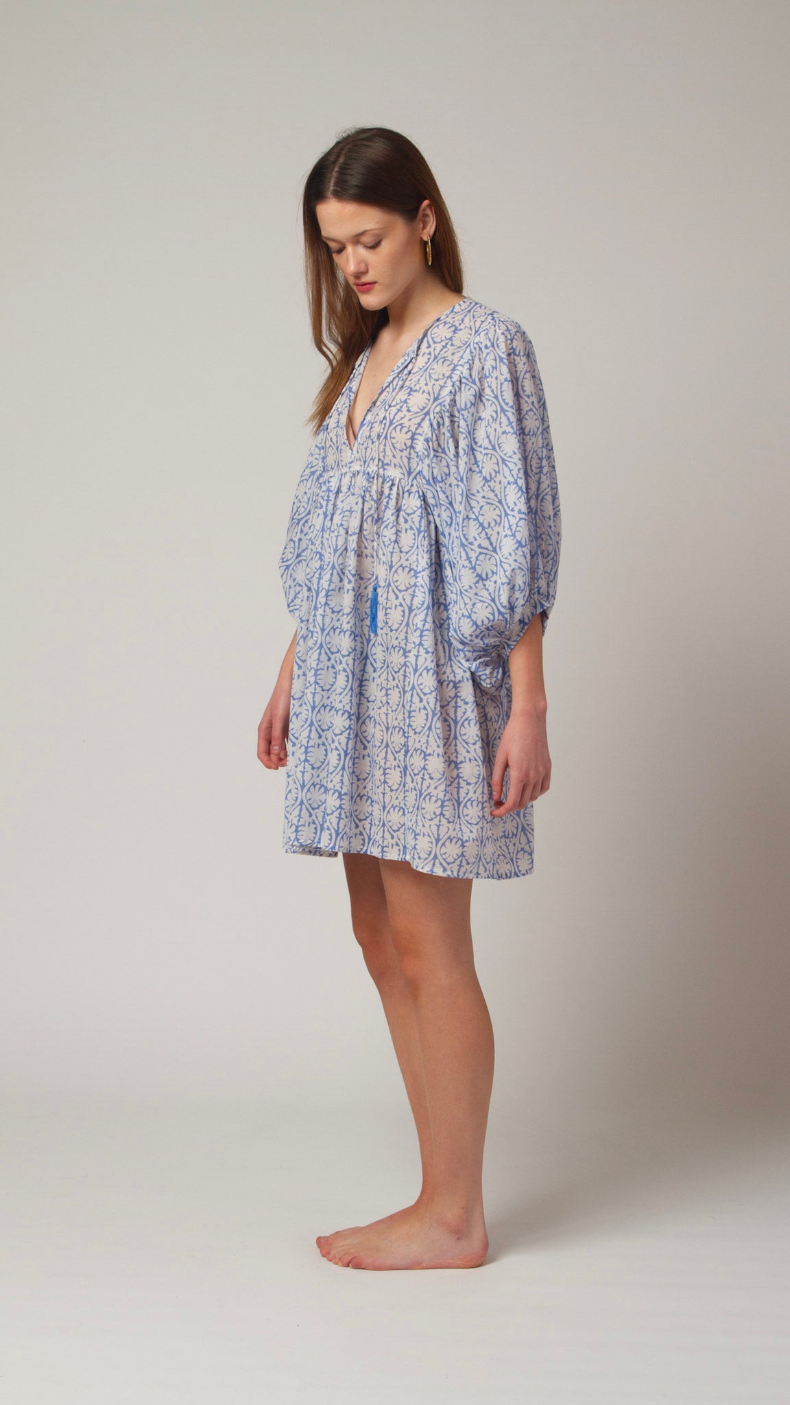 MINI DRESS LALA Greek Blue