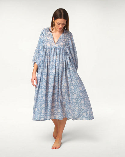 MIDI DRESS AVA Baby Blue