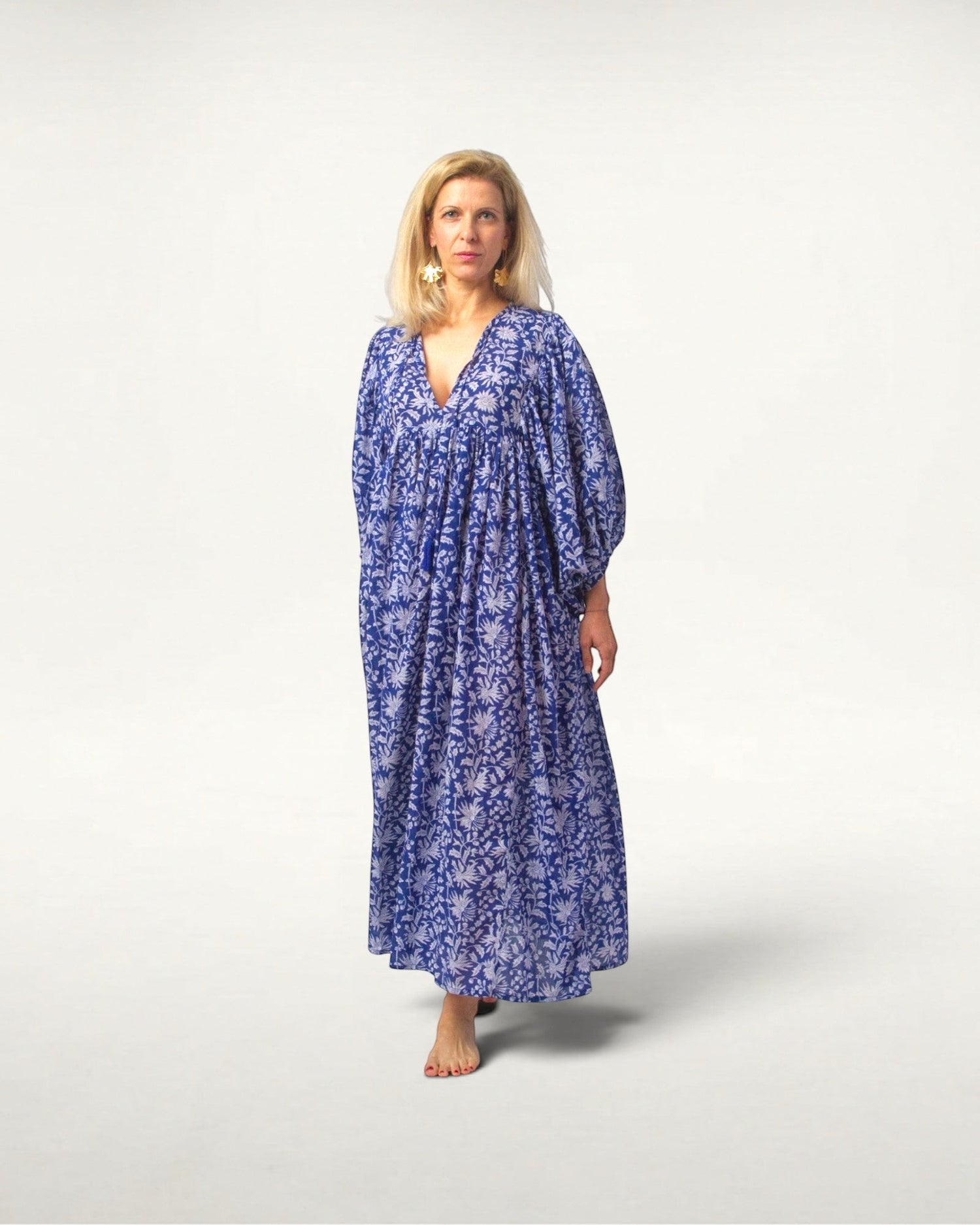 MAXI DRESS HANNAH Indigo Blue
