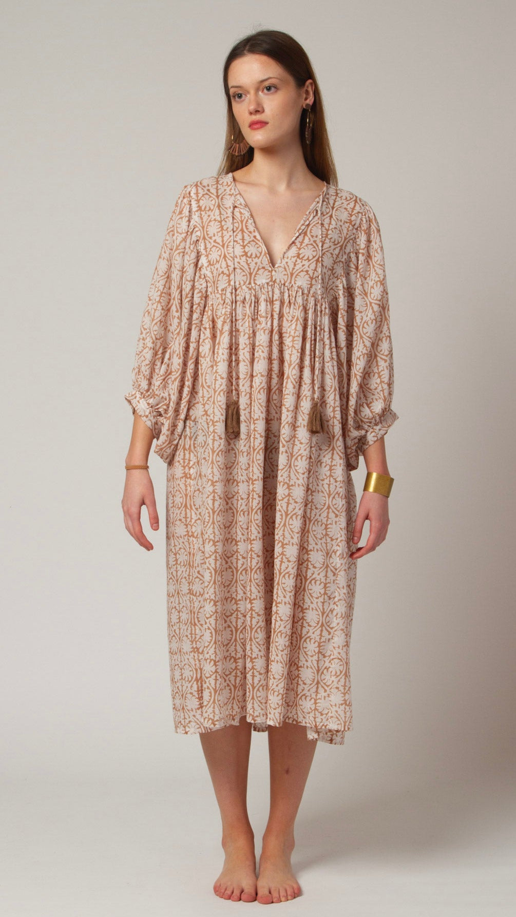 MIDI DRESS AVA Greek Hazel