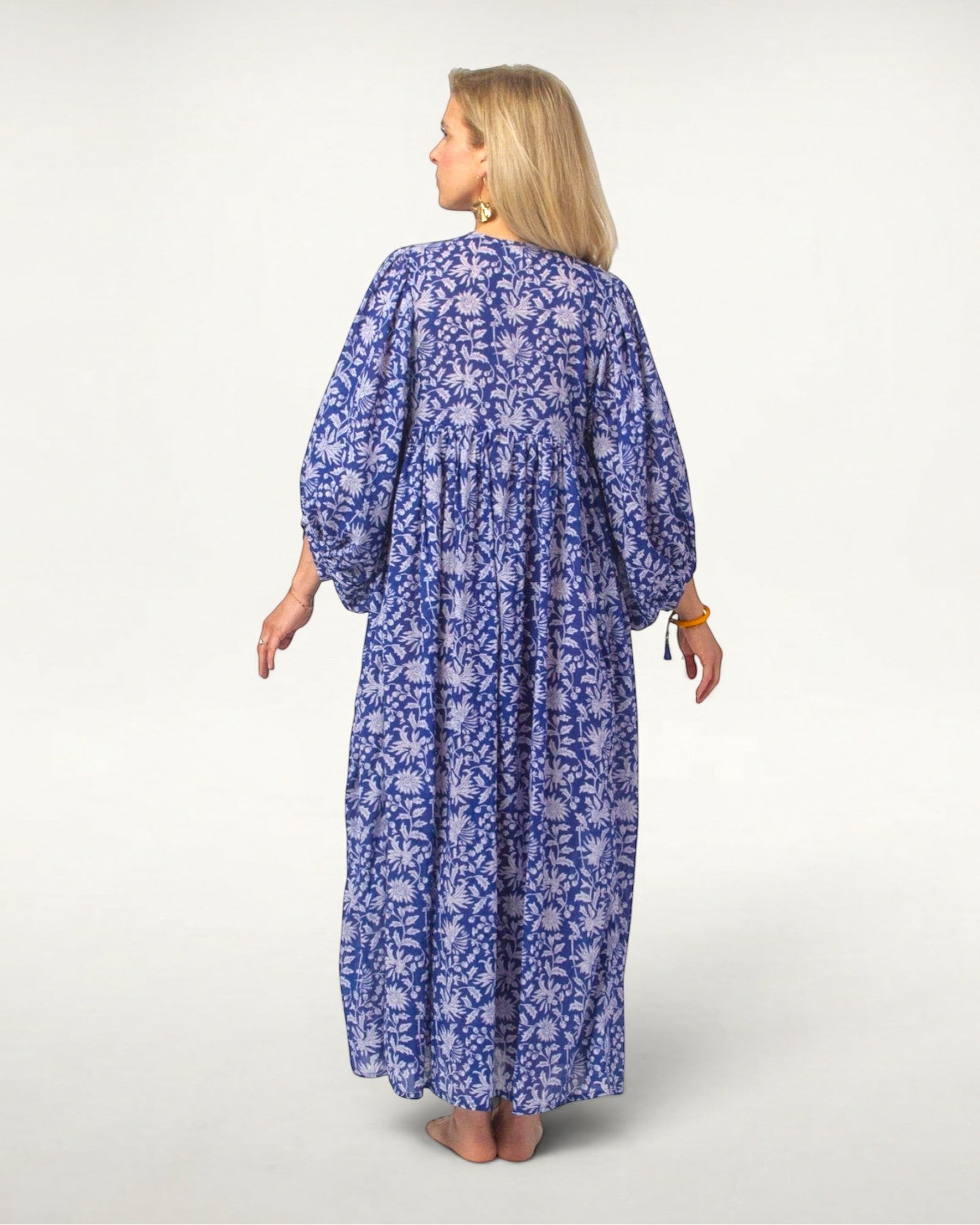 MAXI DRESS HANNAH Indigo Blue