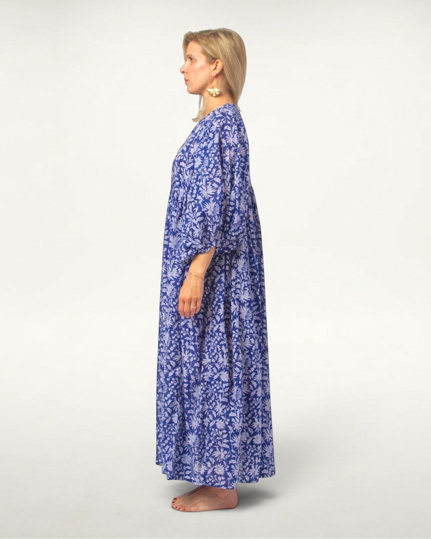 MAXI DRESS HANNAH Indigo Blue