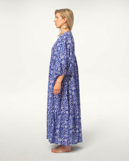 MAXI DRESS HANNAH Indigo Blue