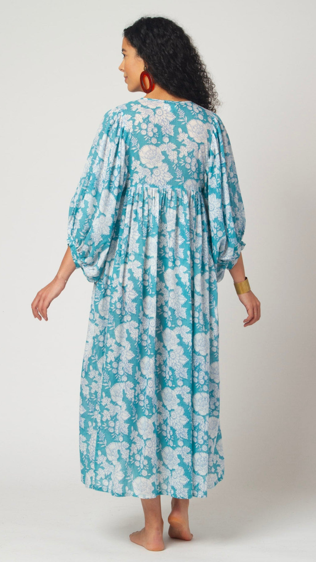 MAXI DRESS HANNAH Ocean Turquoise