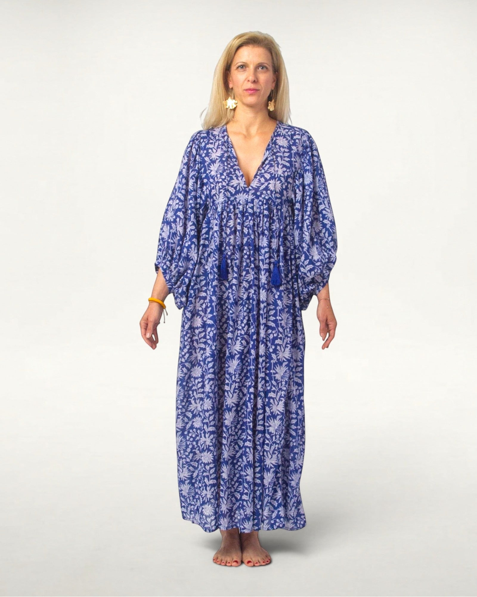 MAXI DRESS HANNAH Indigo Blue