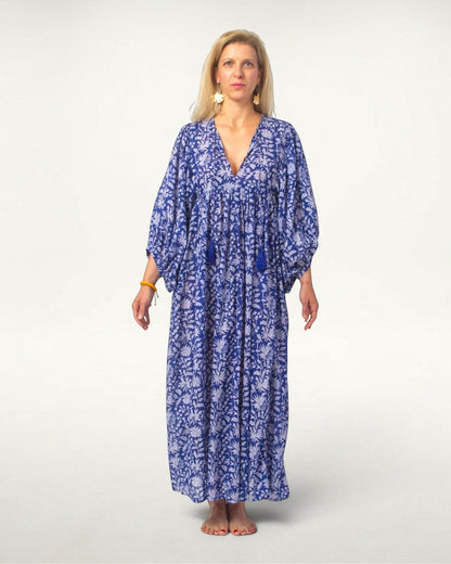 MAXI DRESS HANNAH Indigo Blue