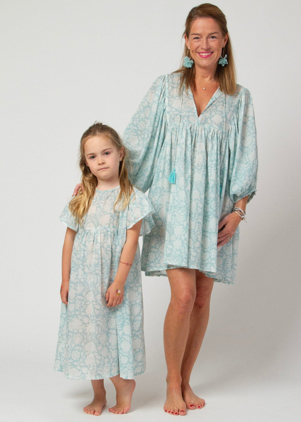 MINI&amp;ME DRESS BILLIE Jade Green