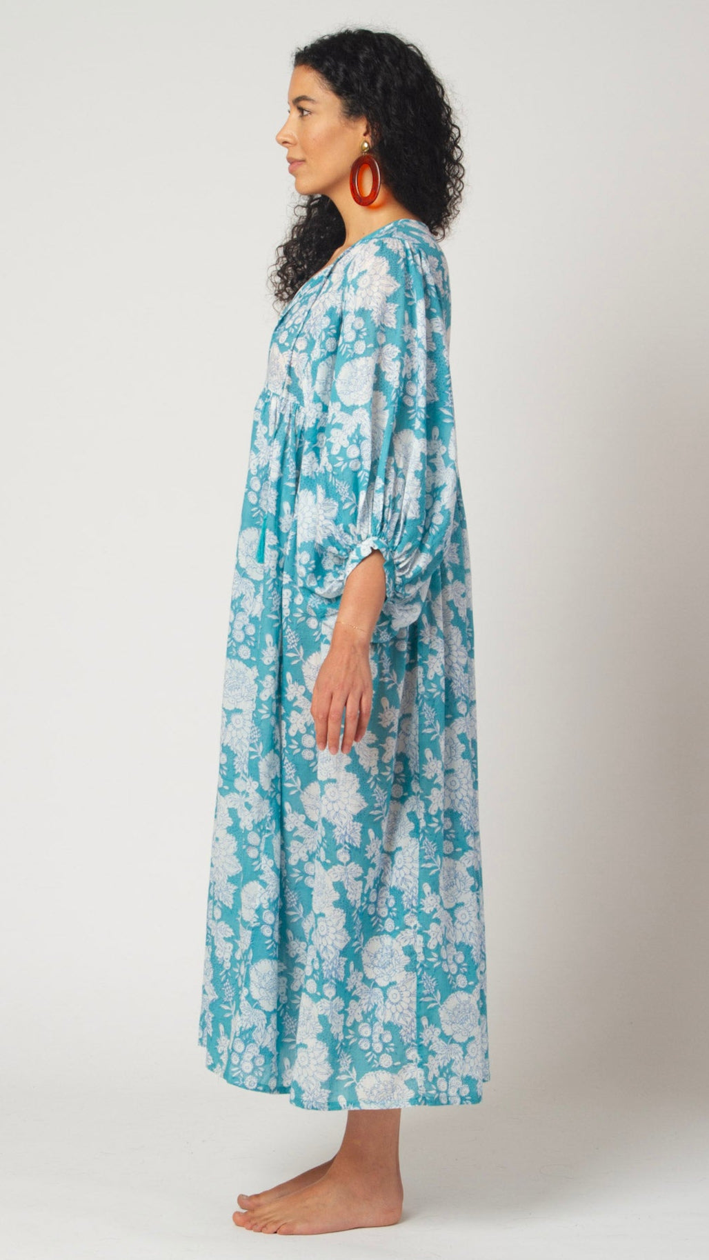 MAXI DRESS HANNAH Ocean Turquoise