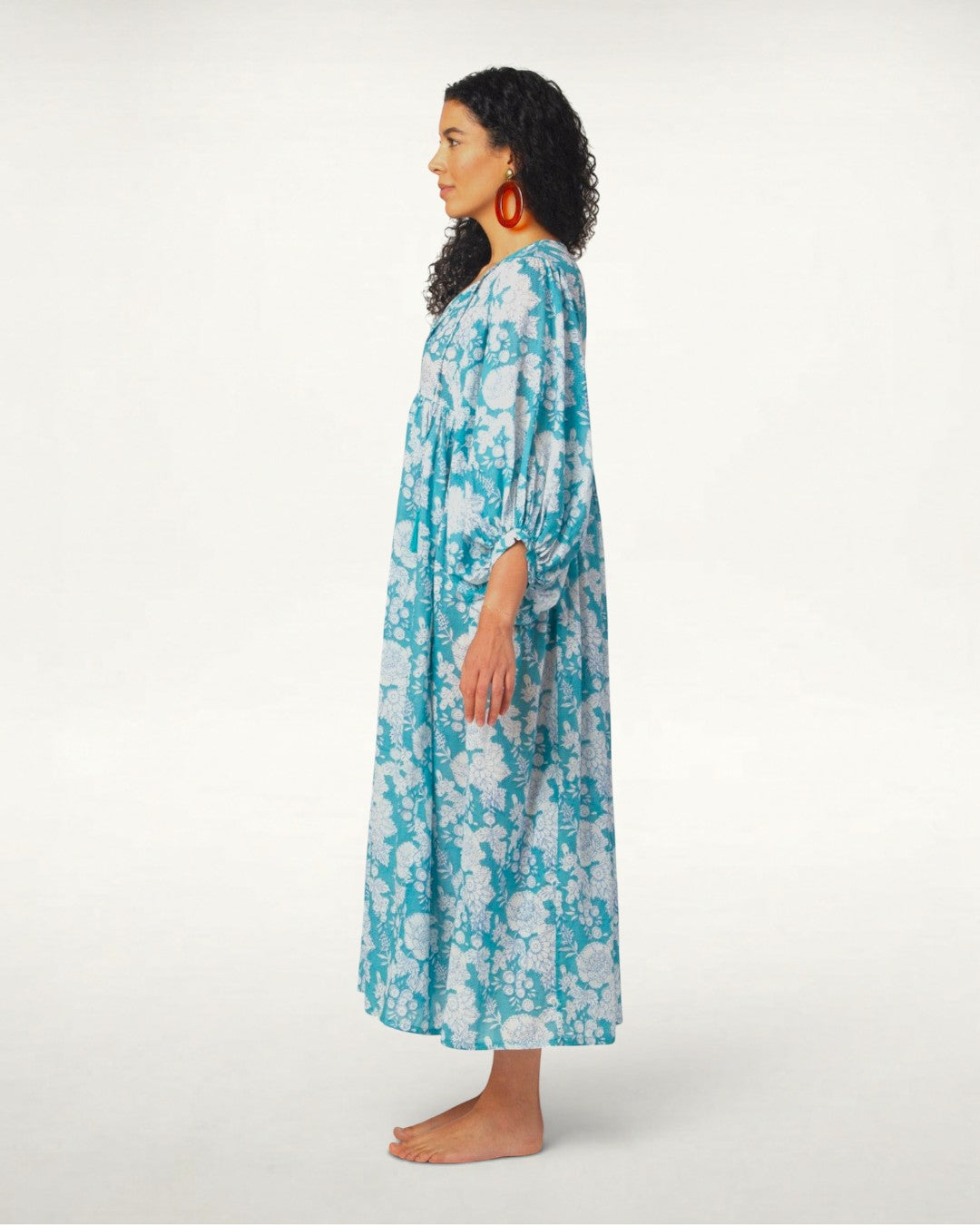 MAXI DRESS HANNAH Ocean Turquoise