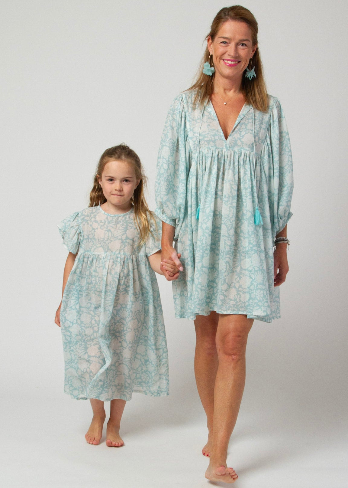 MINI&amp;ME DRESS BILLIE Jade Green