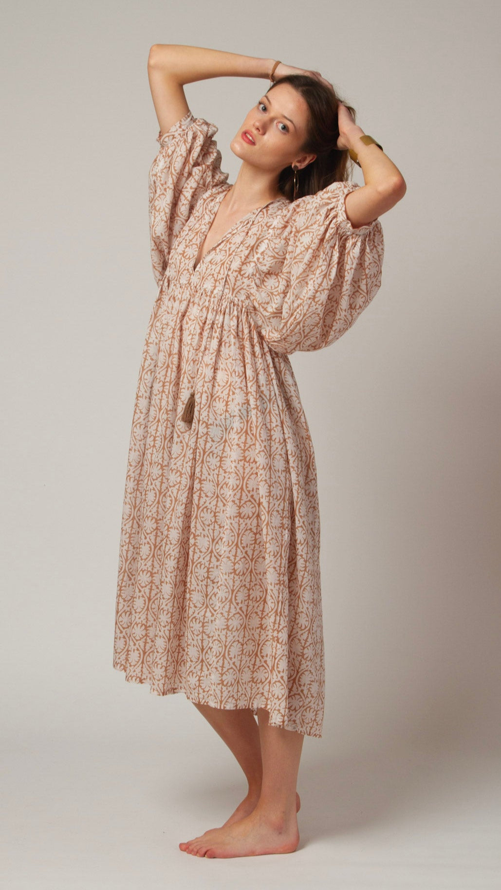 MIDI DRESS AVA Greek Hazel