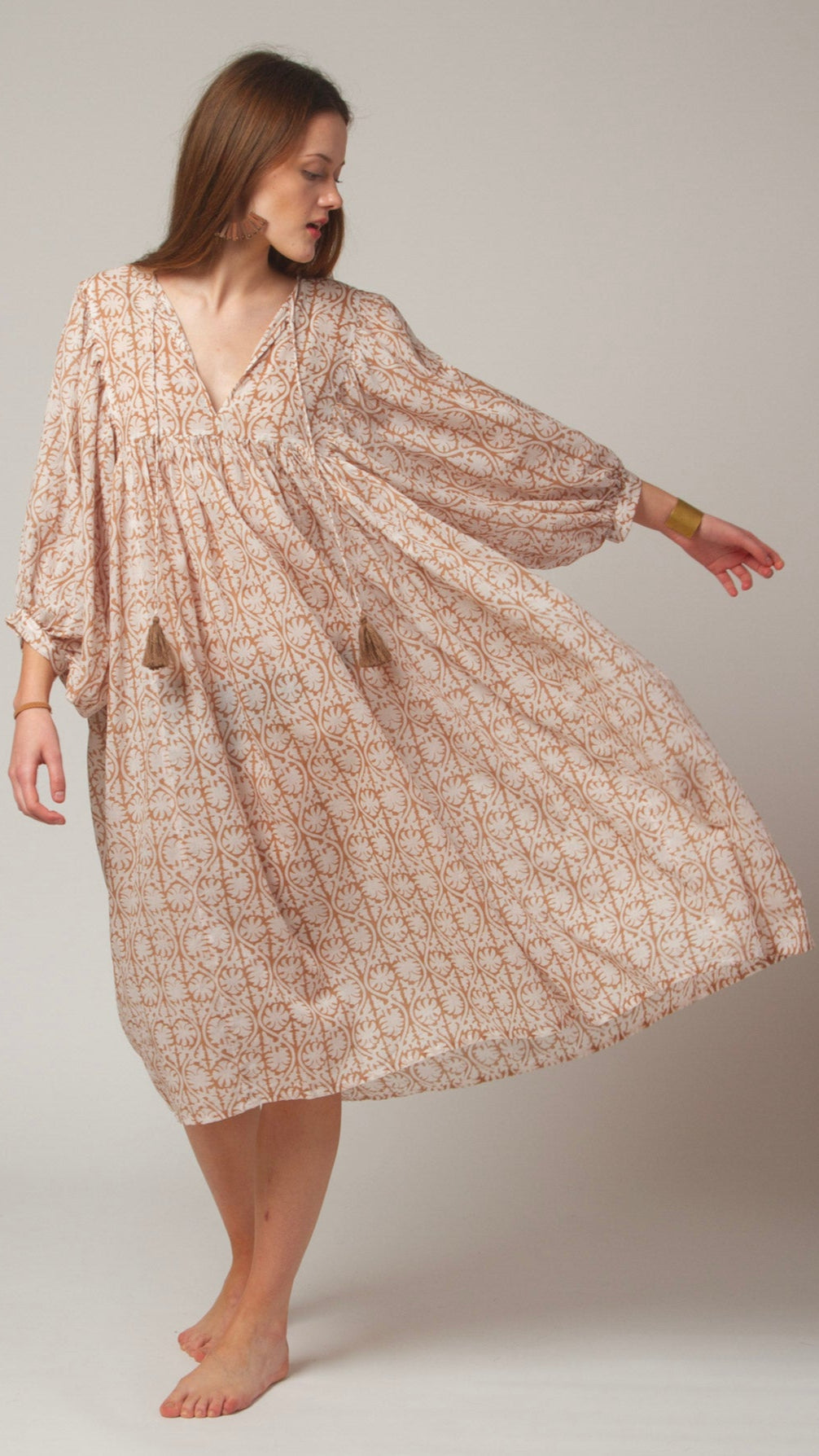 MIDI DRESS AVA Greek Hazel
