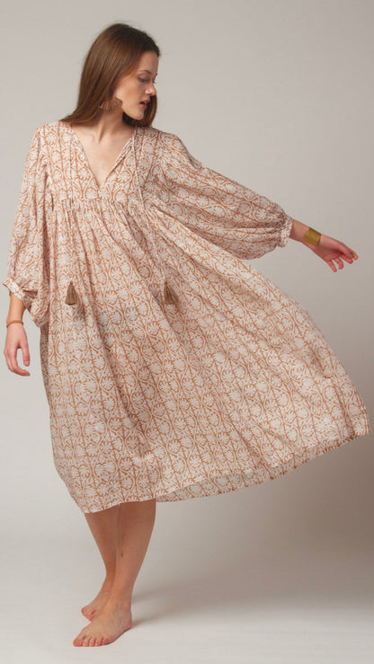 MIDI DRESS AVA Greek Hazel
