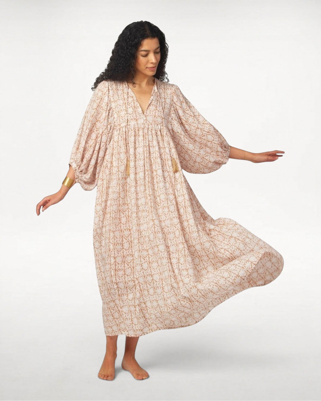 MAXI KLEID HANNAH Greek Hazel