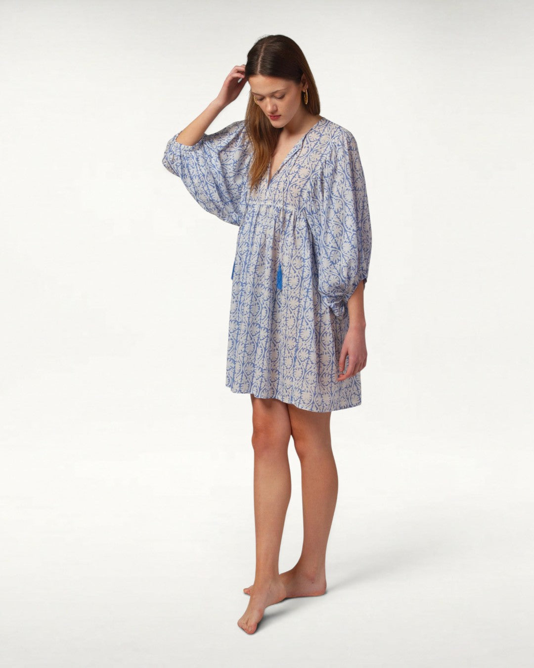 MINI DRESS LALA Greek Blue