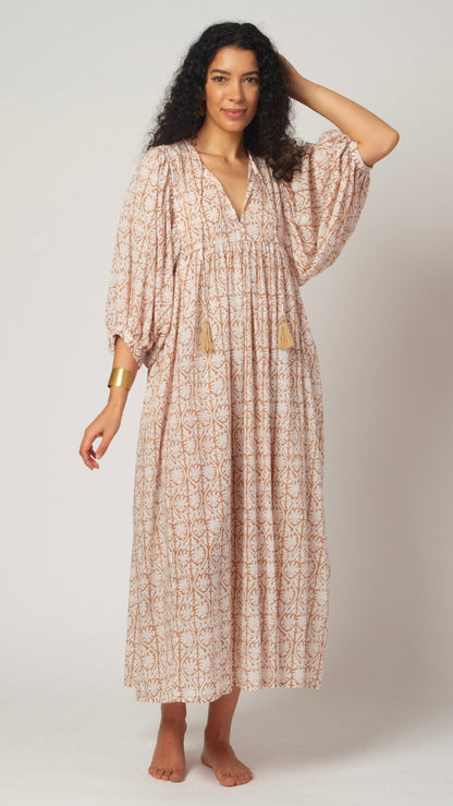 MAXI DRESS HANNAH Greek Hazel