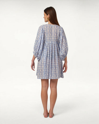 MINI DRESS LALA Greek Blue
