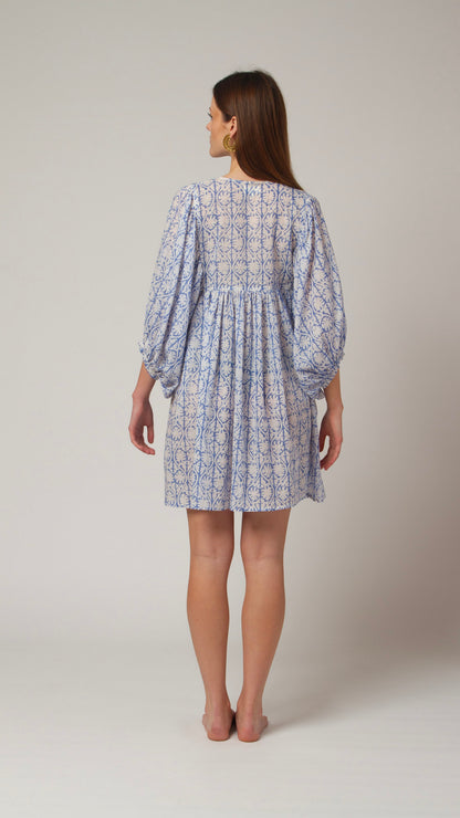 MINI DRESS LALA Greek Blue