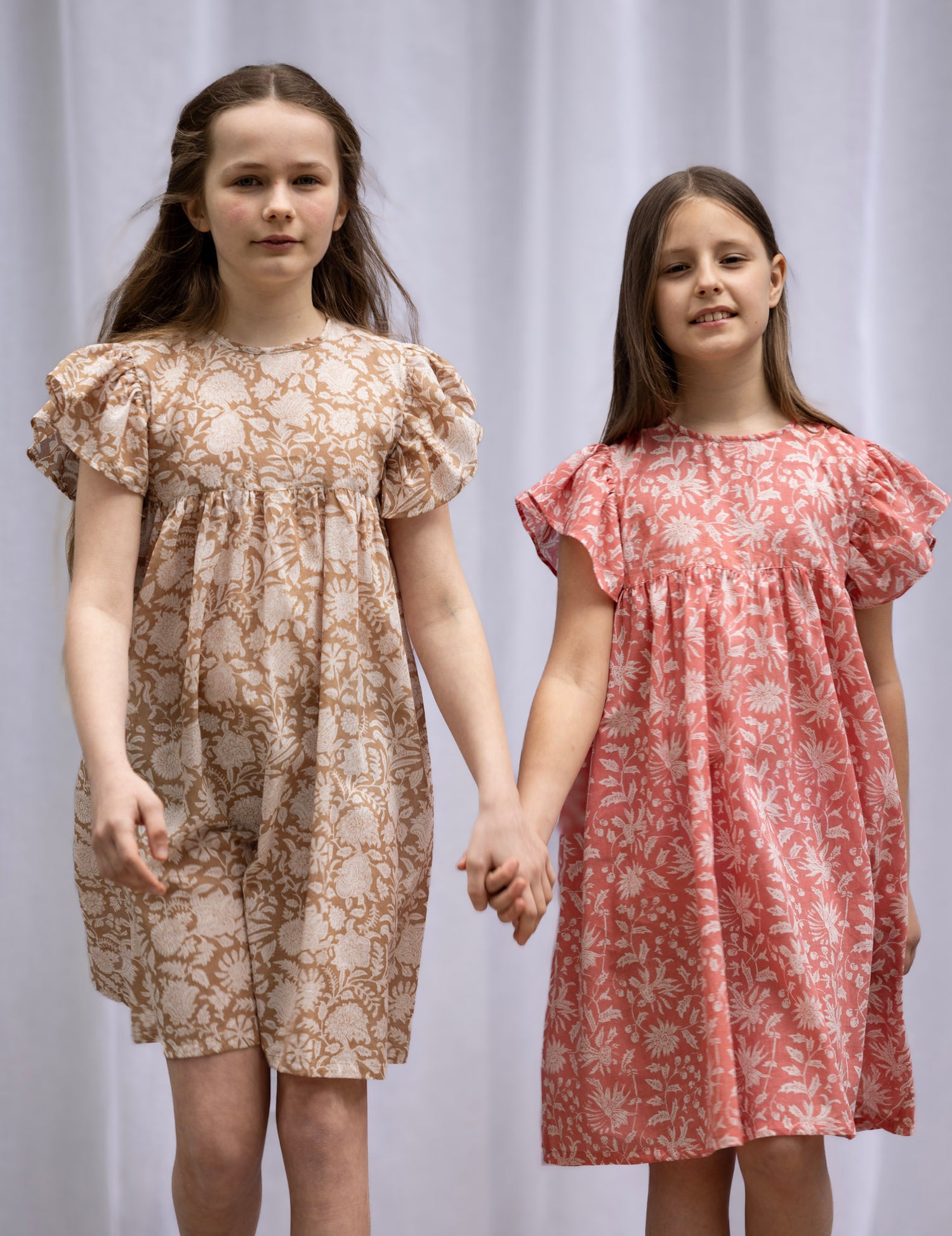 MINI&amp;ME DRESS BILLIE Coral Pink
