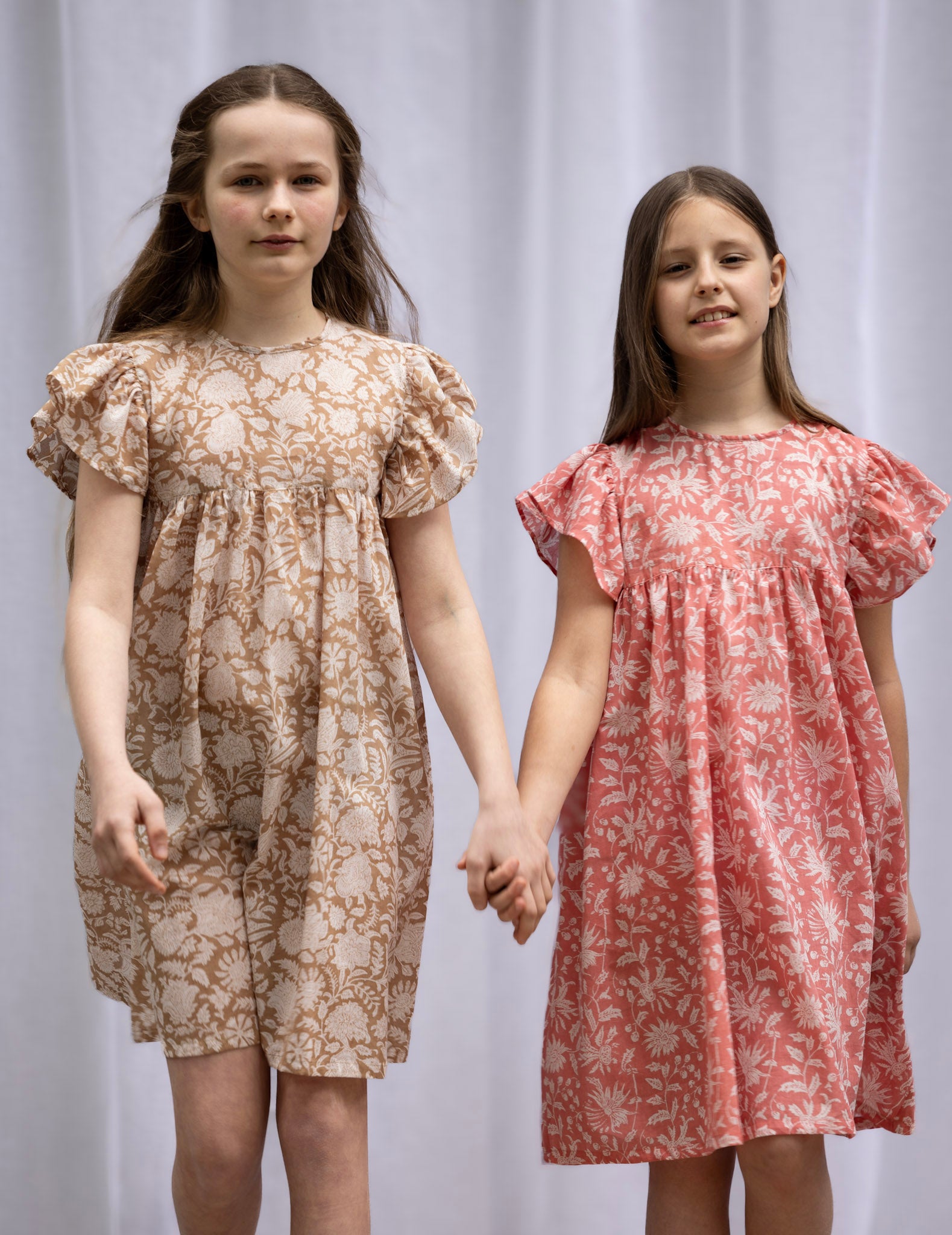 MINI&amp;ME DRESS BILLIE Coral Pink