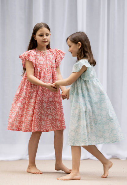 MINI&amp;ME DRESS BILLIE Jade Green