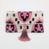 IKAT VELVET CLUTCH MARIE Pink White Black 