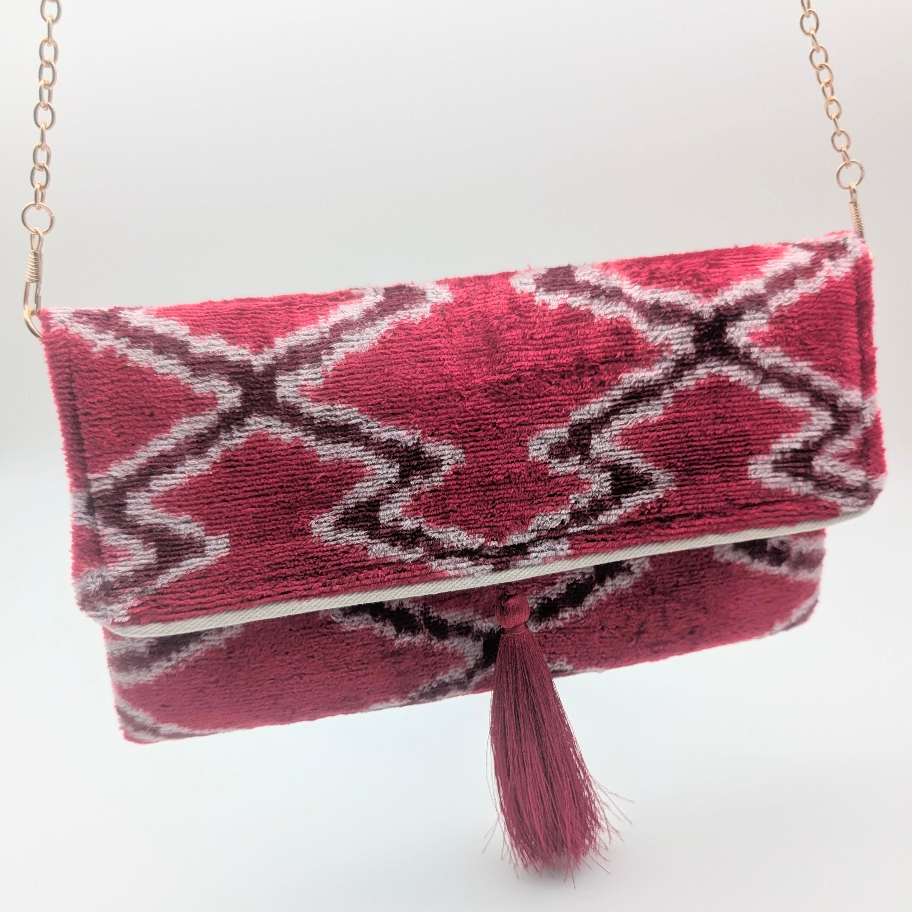 IKAT_VELVET_CLUTCH_SARAH_Red_Burgundy