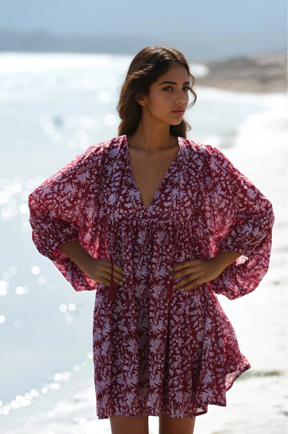 MINI DRESS LALA Pomegranate