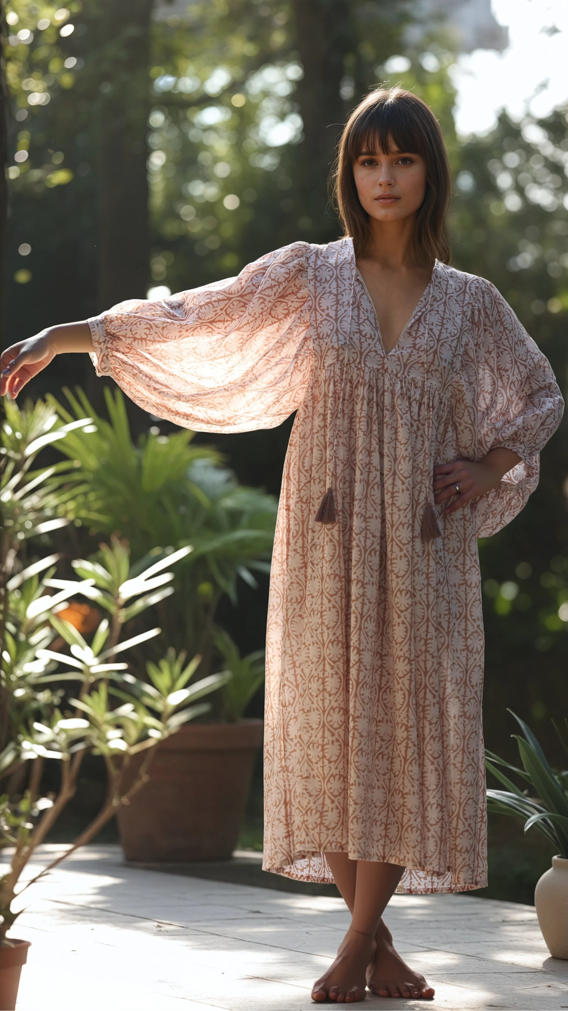 MIDI DRESS AVA Greek Hazel