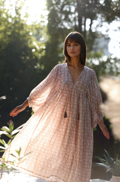 MIDI DRESS AVA Greek Hazel