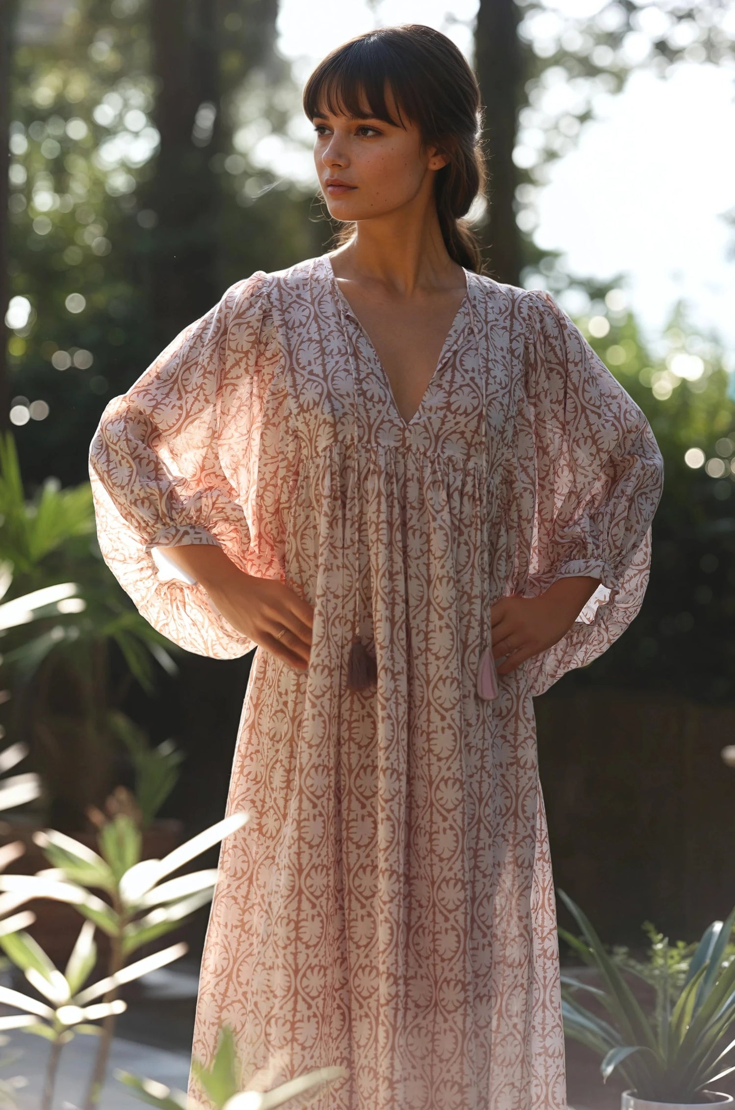 MIDI DRESS AVA Greek Hazel