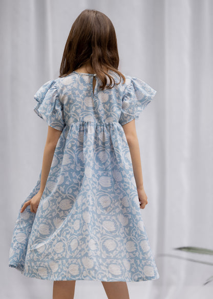 MINI&amp;ME DRESS BILLIE Baby Blue