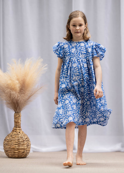 MINI&amp;ME DRESS BILLIE Azure Blue