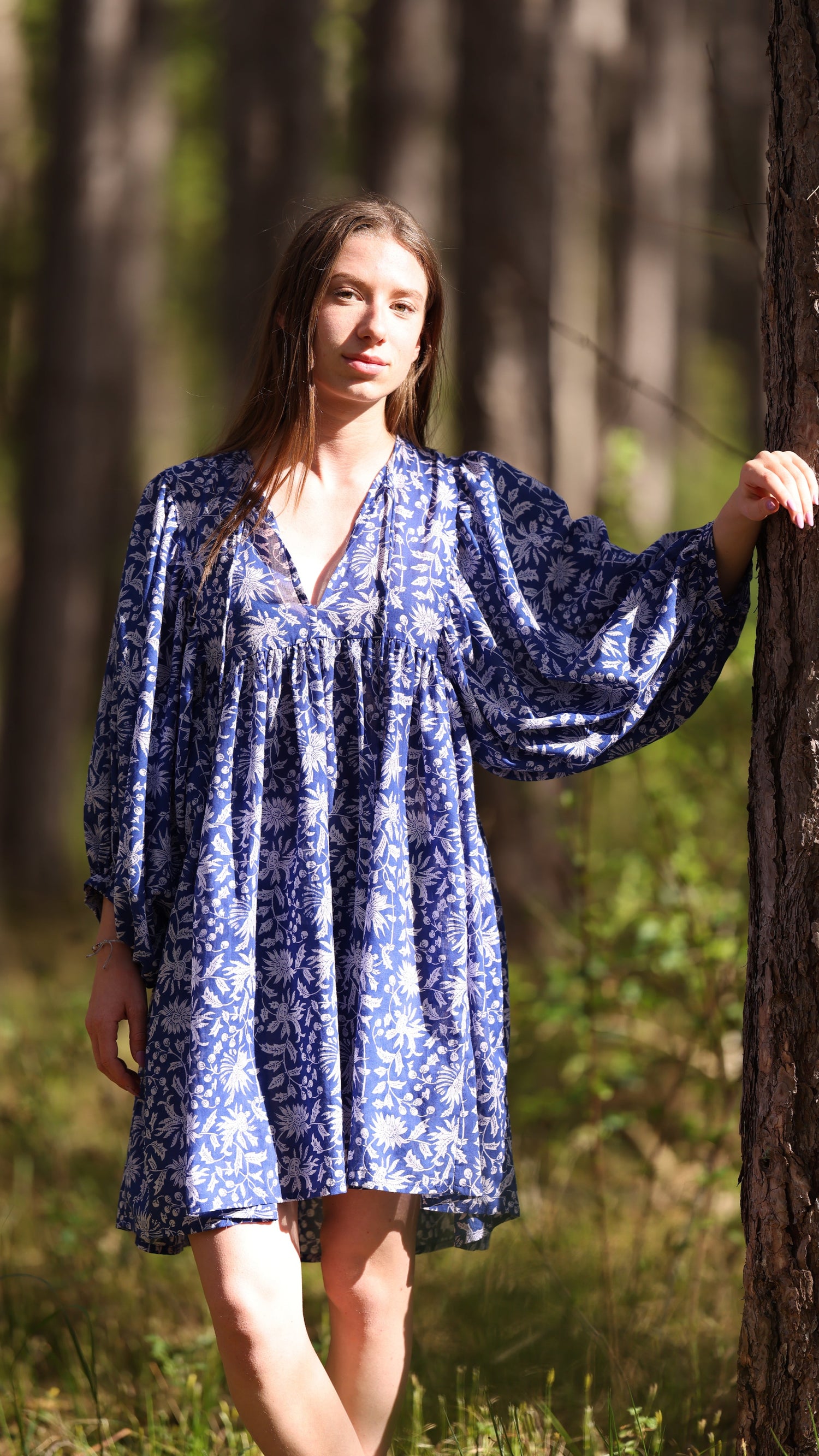 MINI DRESS LALA Indigo Blue