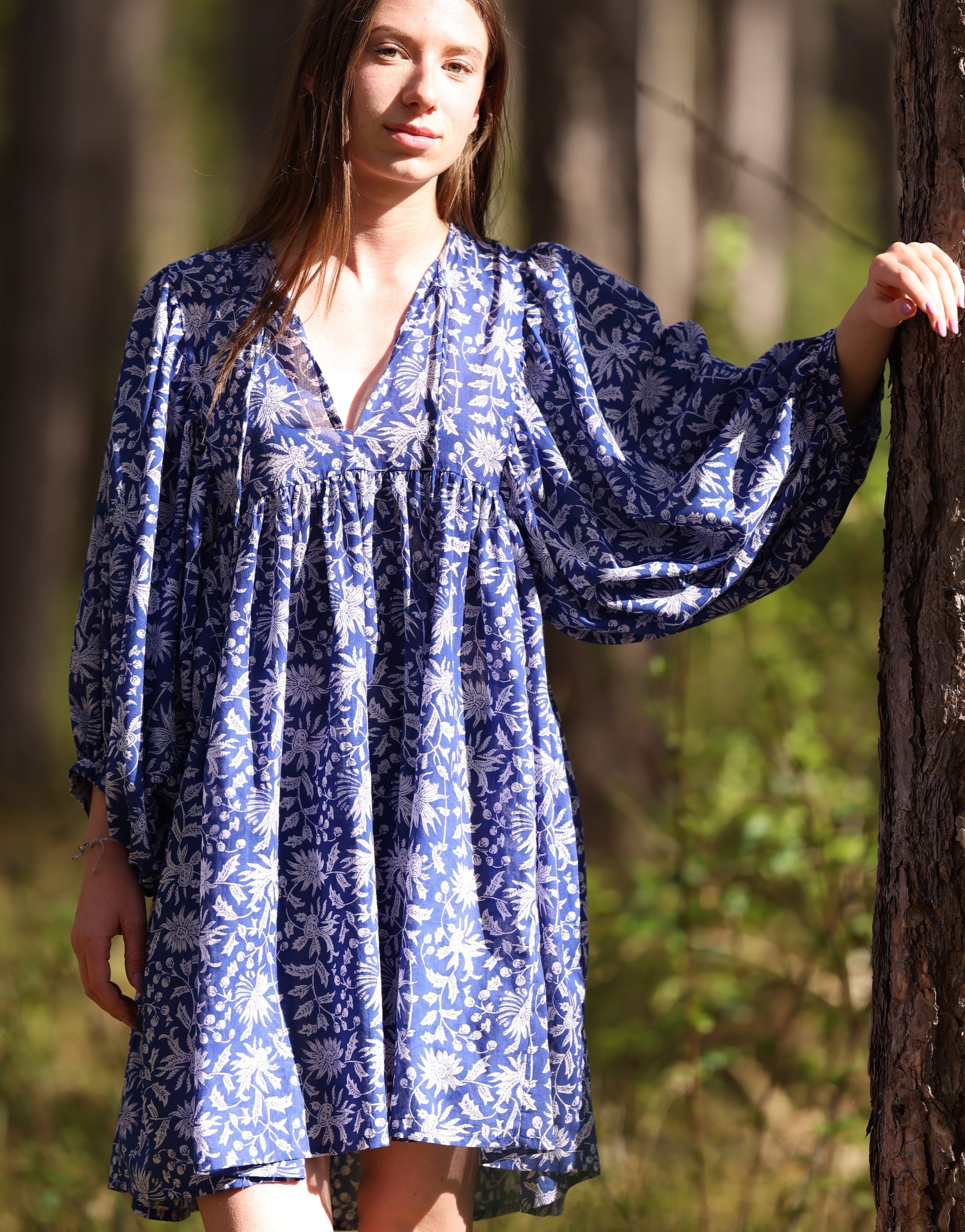 MINI DRESS LALA Indigo Blue