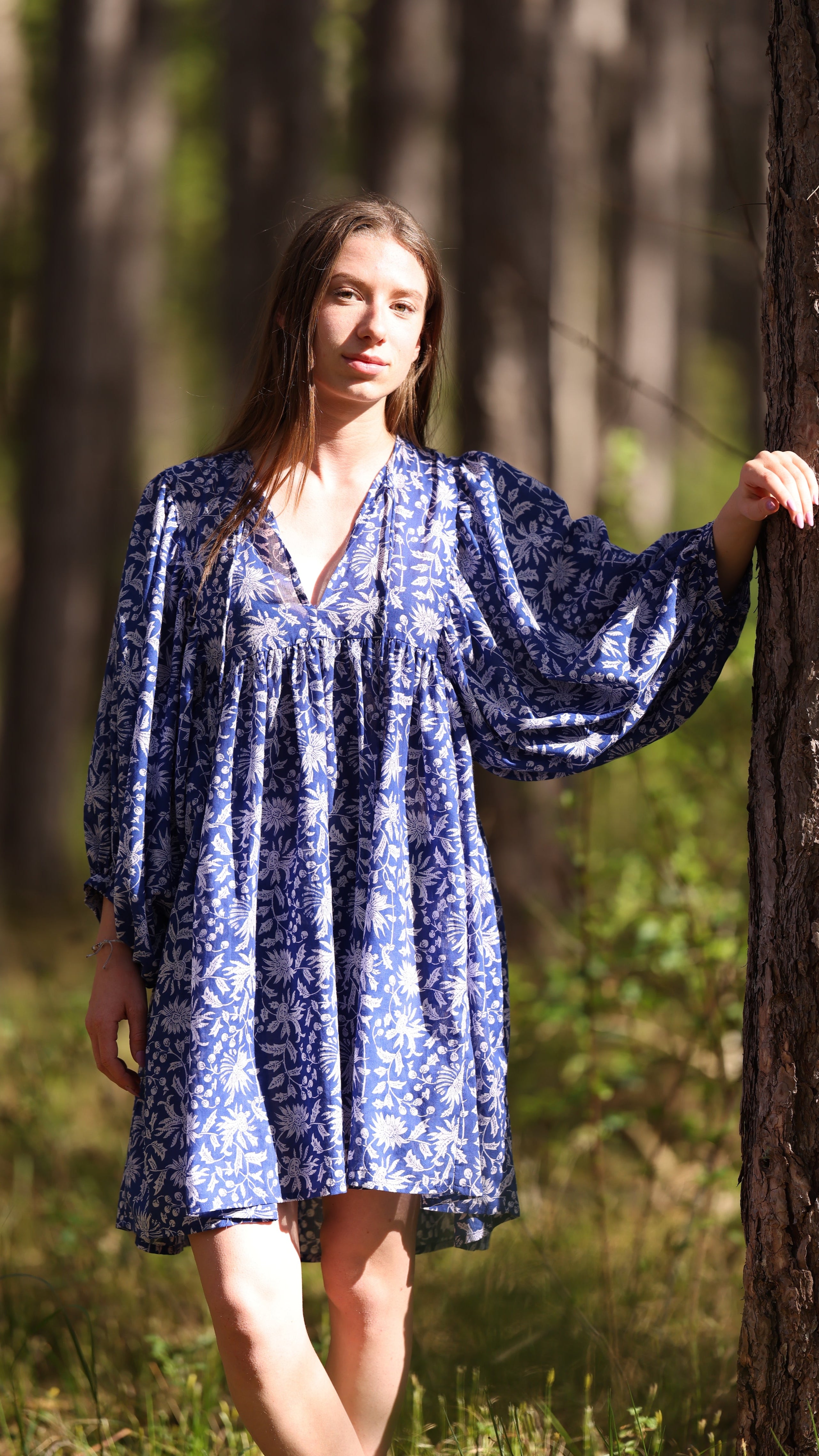 MINI DRESS LALA Indigo Blue