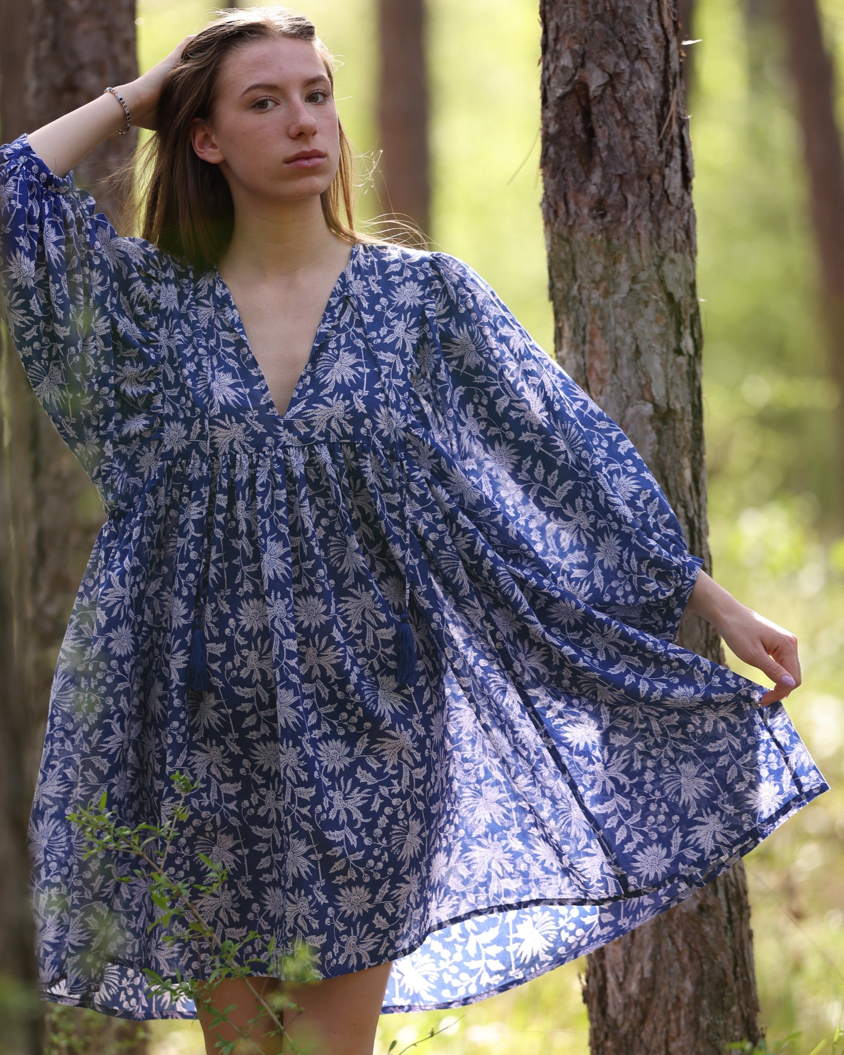 MINI DRESS LALA Indigo Blue