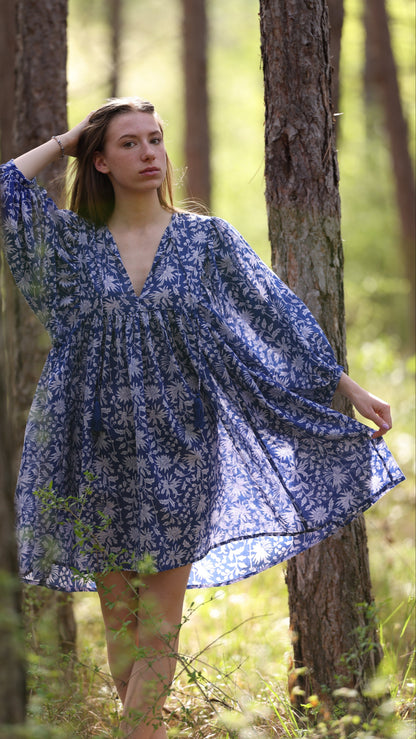 MINI DRESS LALA Indigo Blue