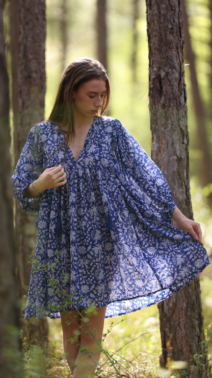 MINI DRESS LALA Indigo Blue