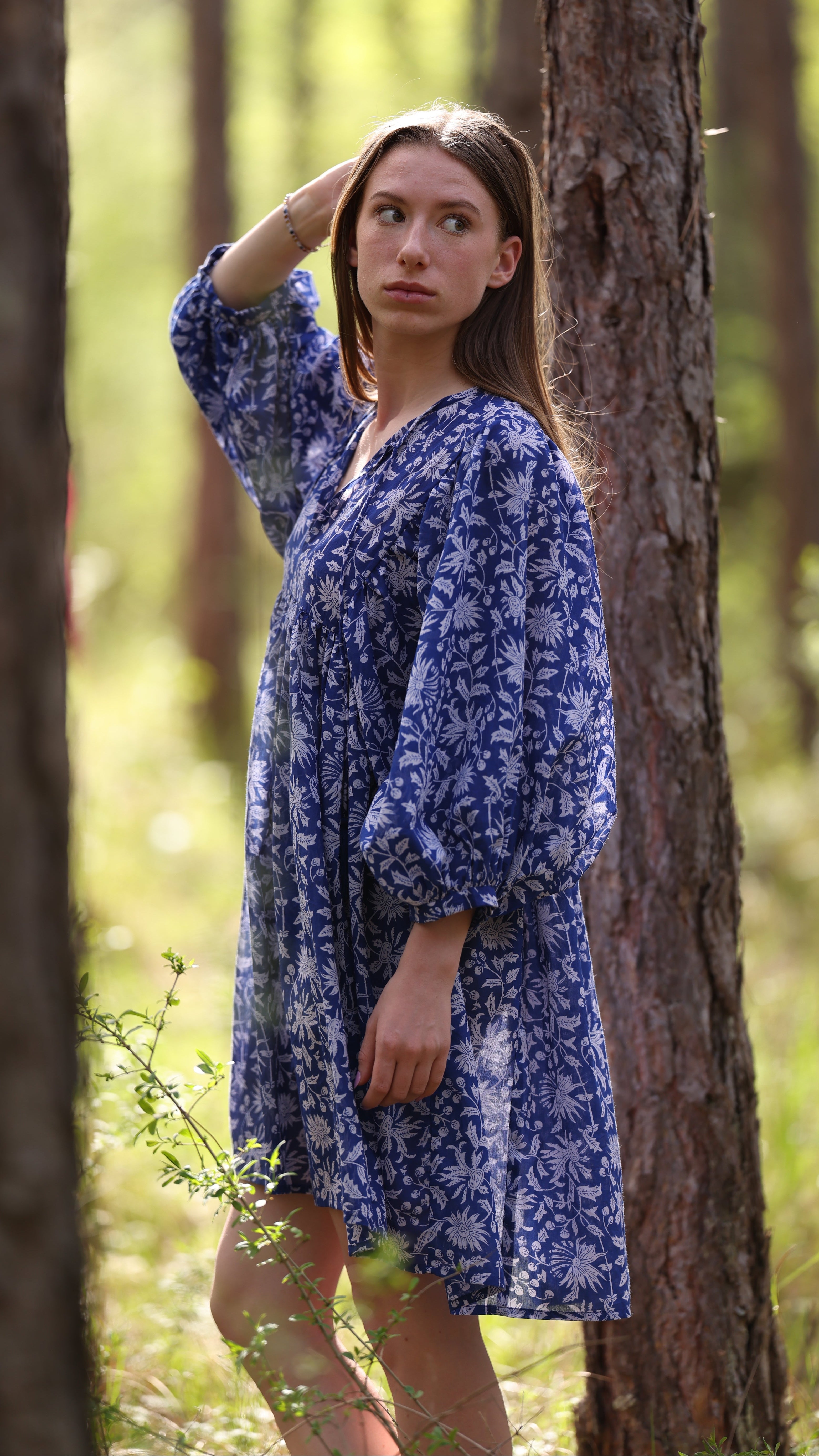 MINI DRESS LALA Indigo Blue