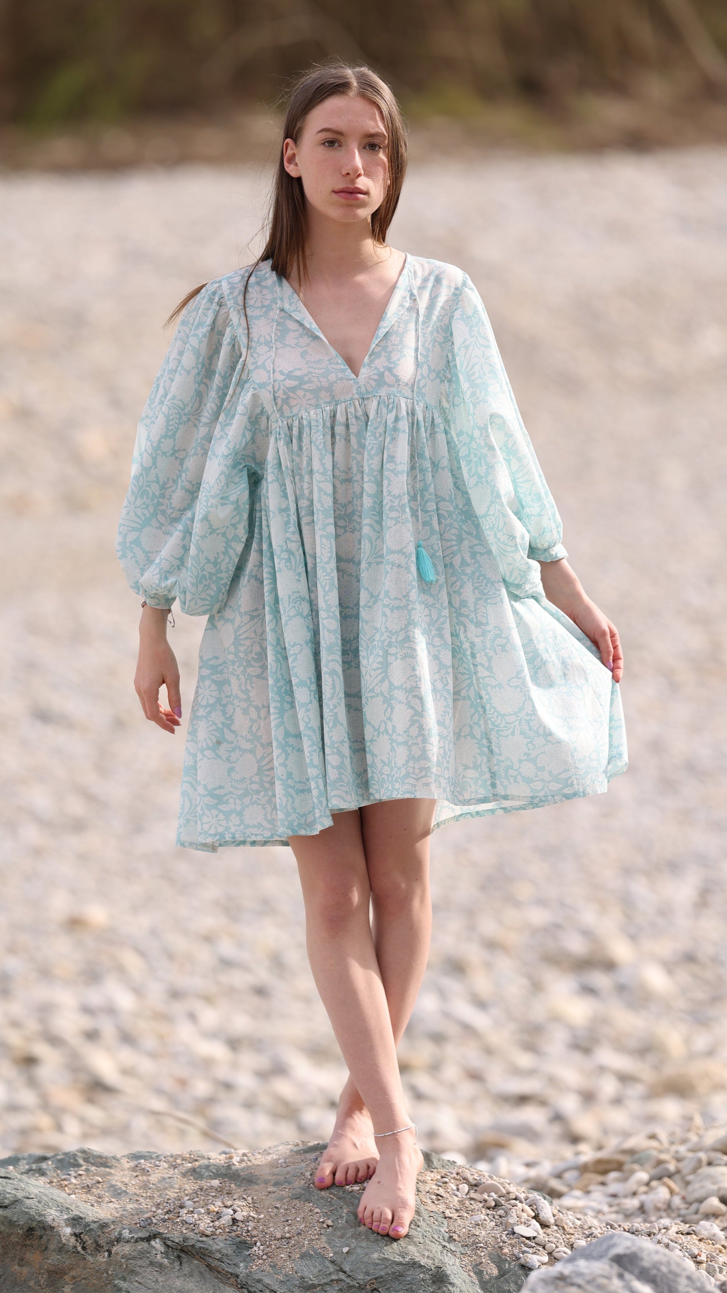 MINI DRESS Mint Green