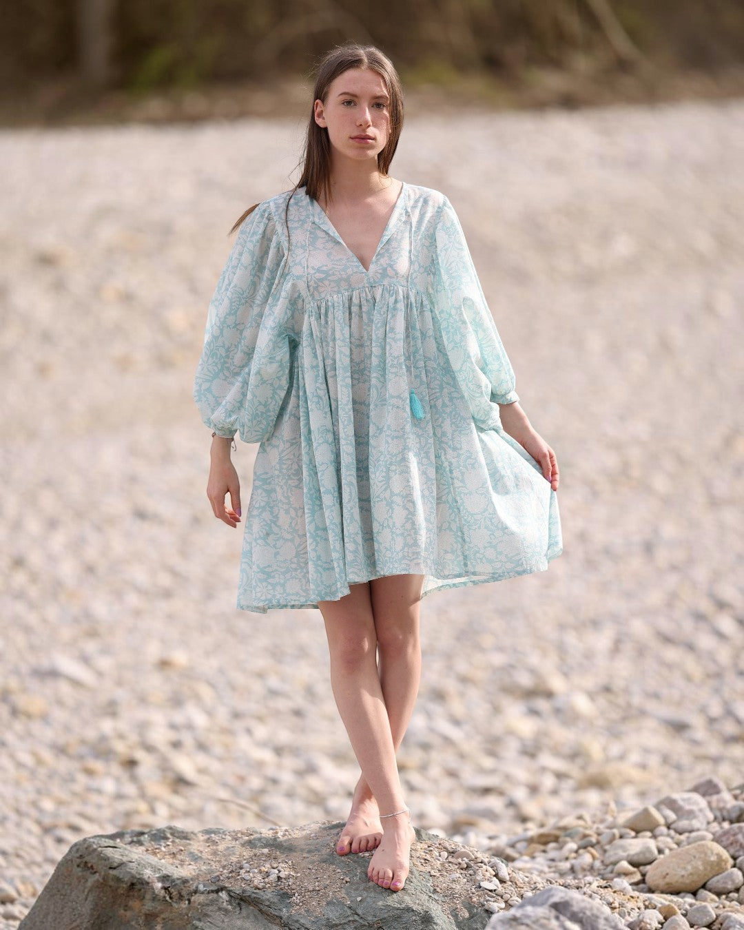 MINI DRESS Mint Green