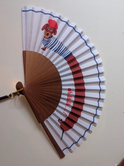 MONSIEUR FILOU Folding Hand Fan