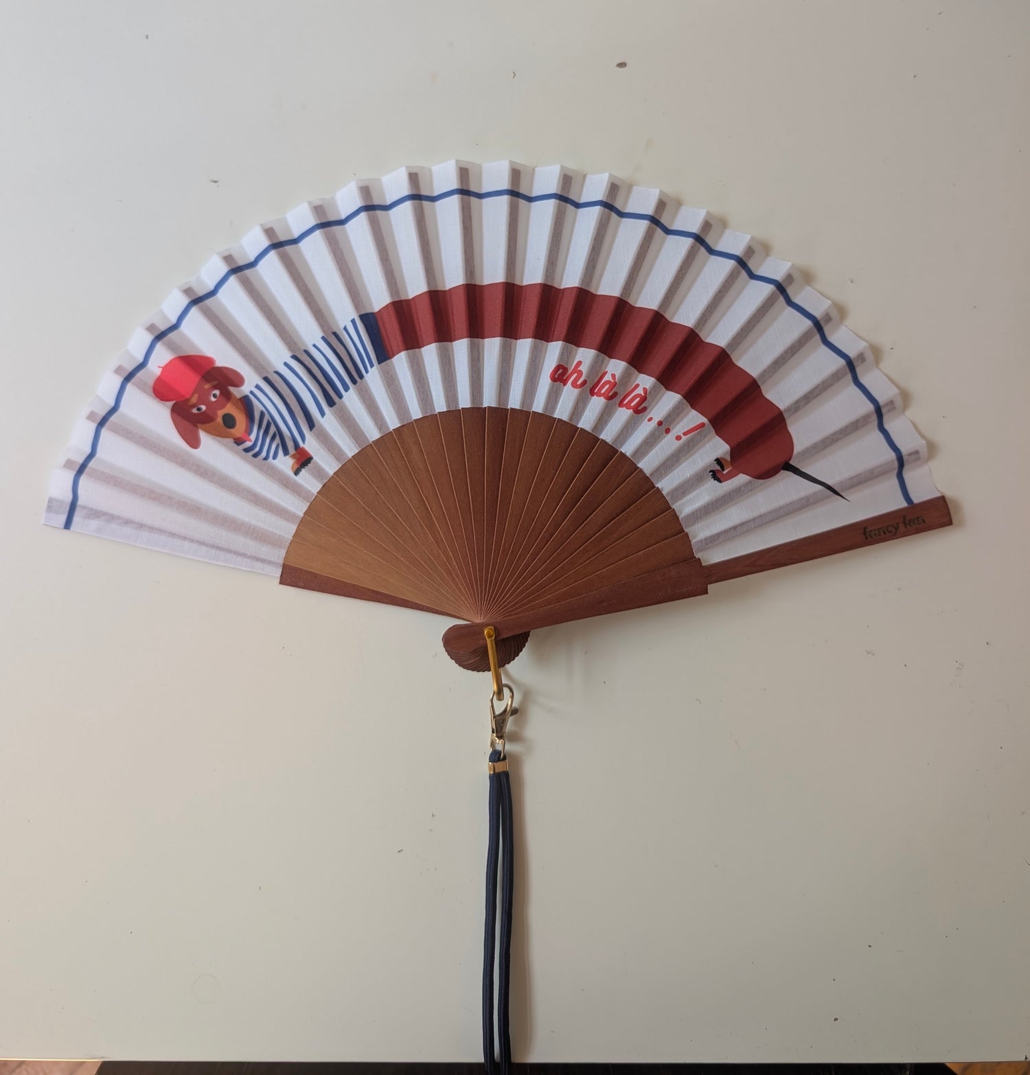 MONSIEUR FILOU Folding Hand Fan