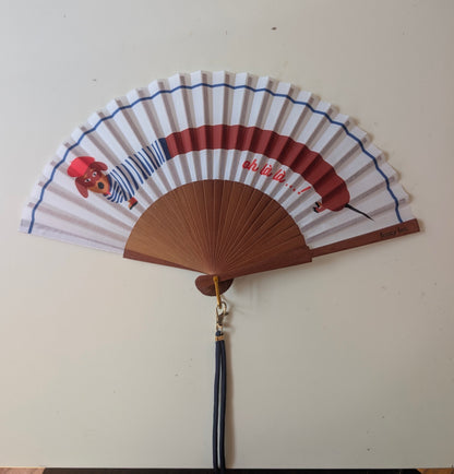MONSIEUR FILOU Folding Hand Fan