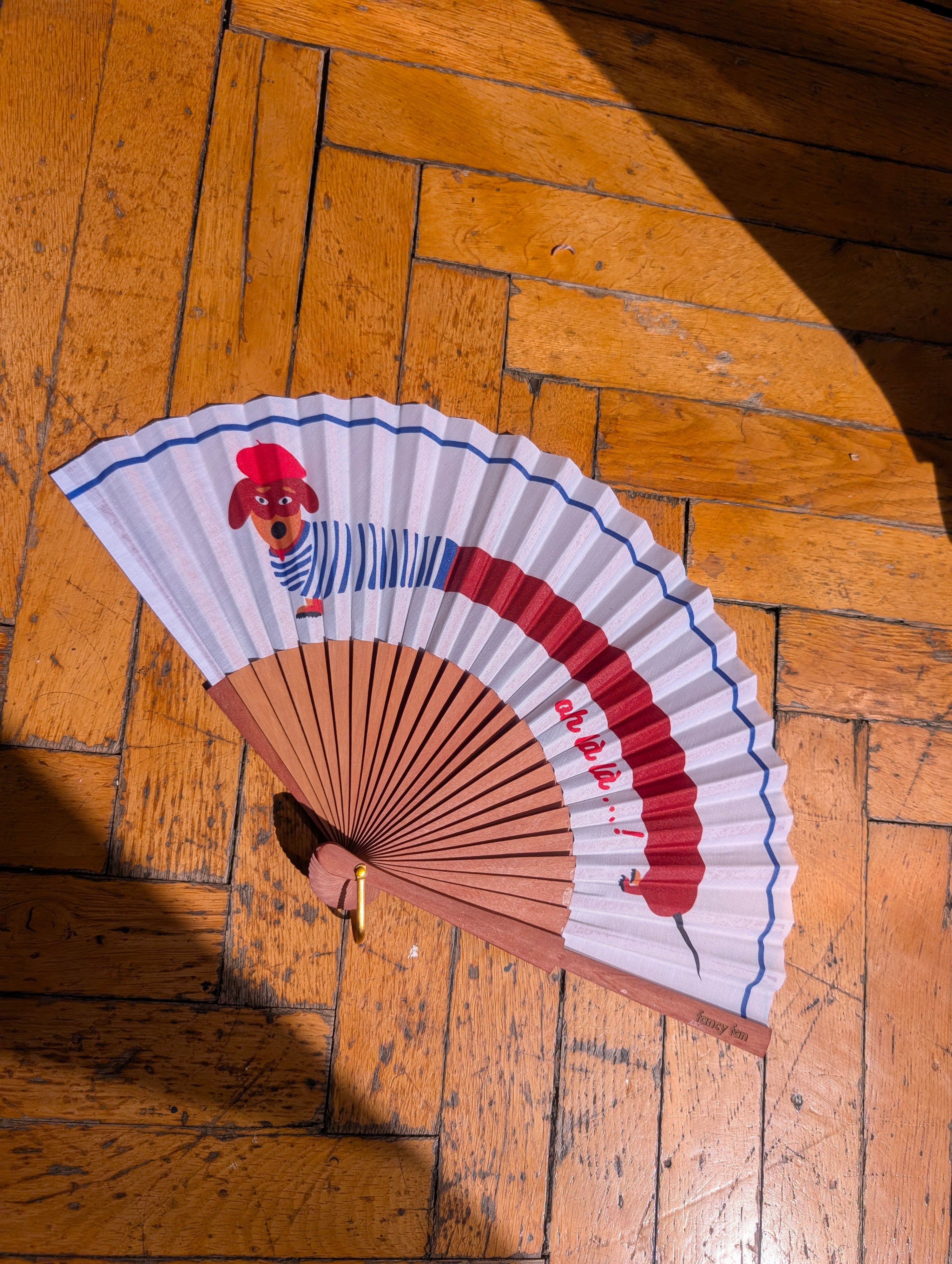 MONSIEUR FILOU Folding Hand Fan
