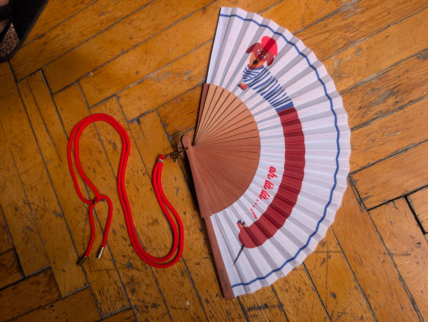 MONSIEUR FILOU Folding Hand Fan