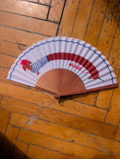 MONSIEUR FILOU Folding Hand Fan